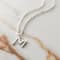 12 Pack: Sterling Silver Alphabet Charm by Bead Landing™